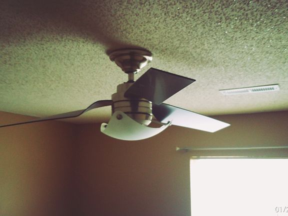 Bedroom ceiling fan