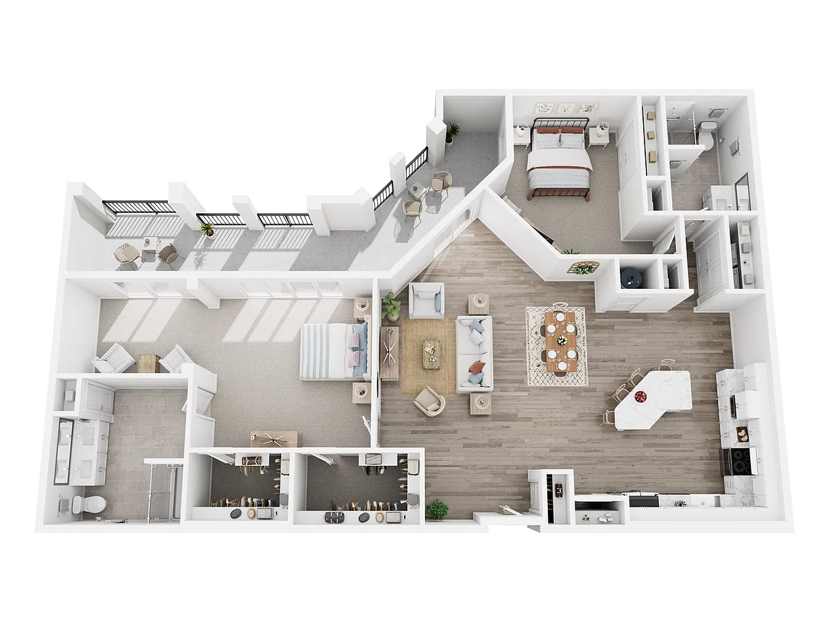 Floor plan Caladium Deluxe
