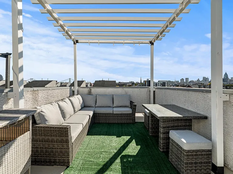 Private roof deck