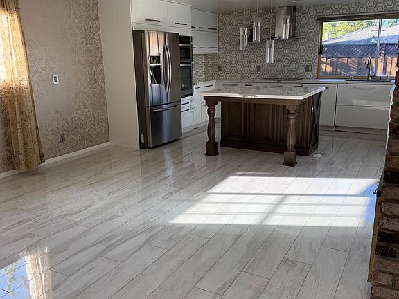 Family room, with heated Italian floor