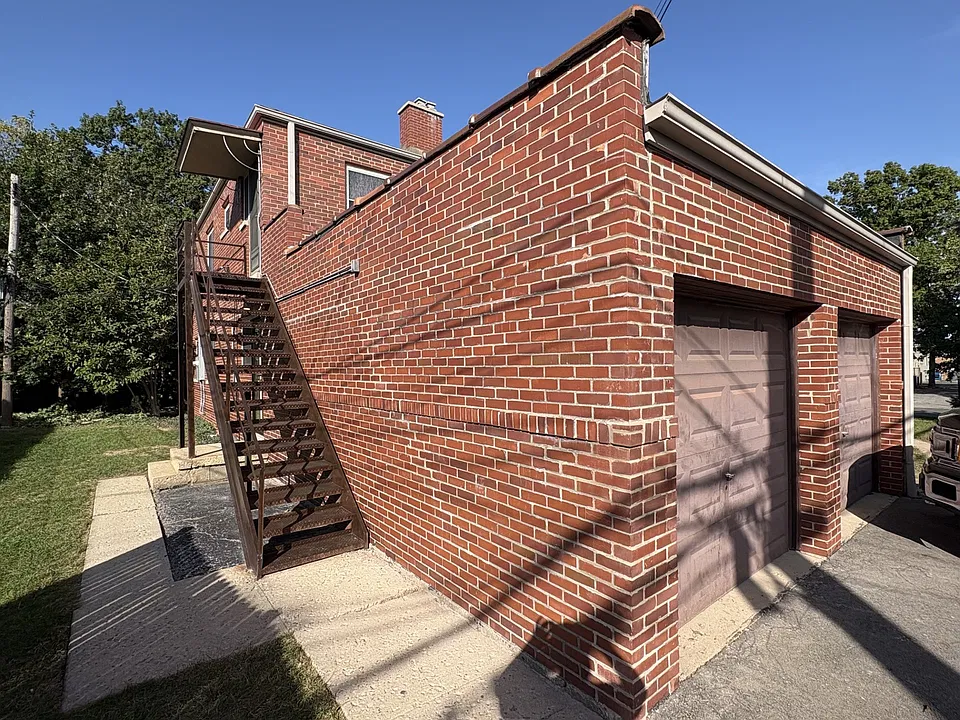 Garage and rear entrance