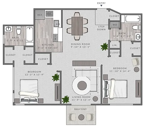 Floor plan B4