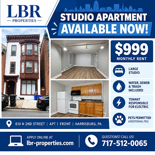 Floor plan 610 North 2nd Street - 1-Front