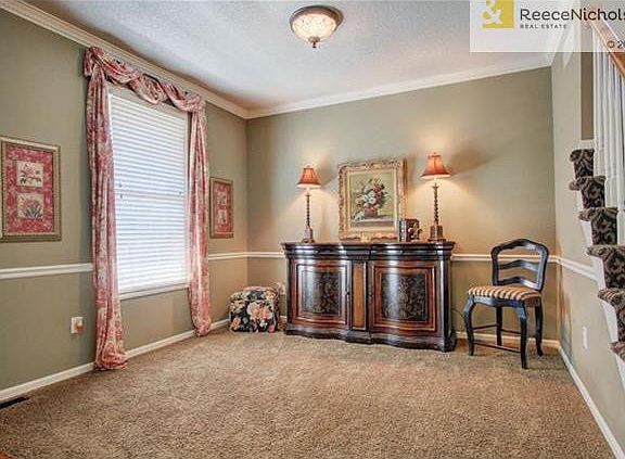 Dining room off entry.