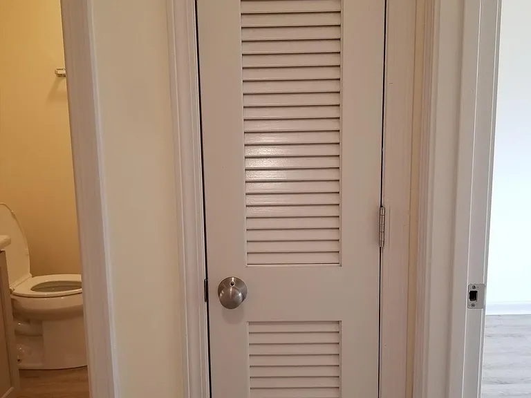 Linen storage closet