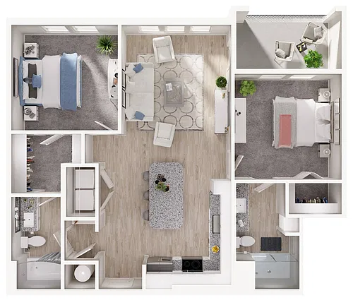 Floor plan B1 M1
