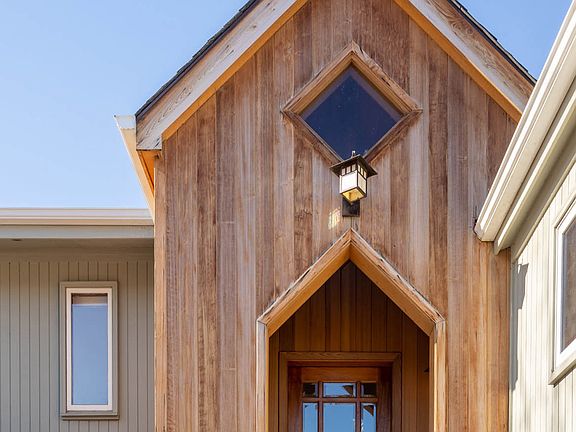 Beautiful wooden entry 