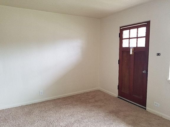 Front entry door from living room