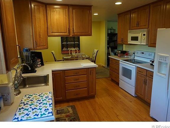 Large kitchen and dining area