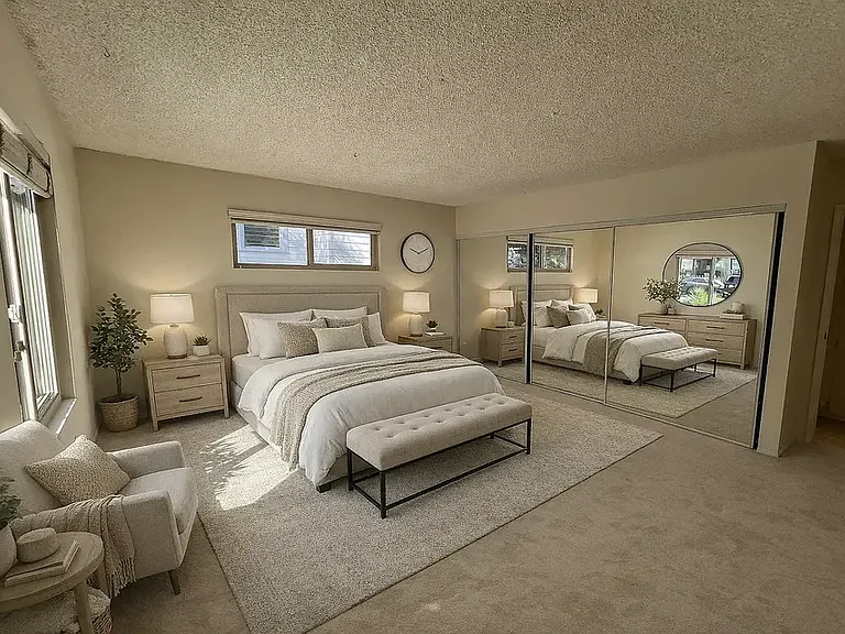 Bedroom - Artificially Staged