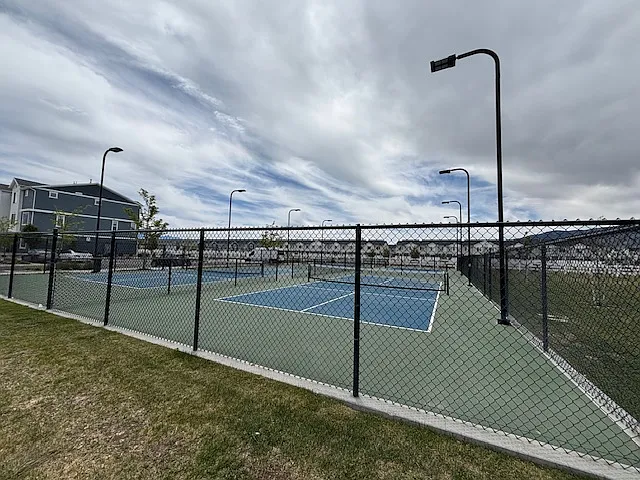 More Pickleball courts by second pool, about 5 minute walk from house