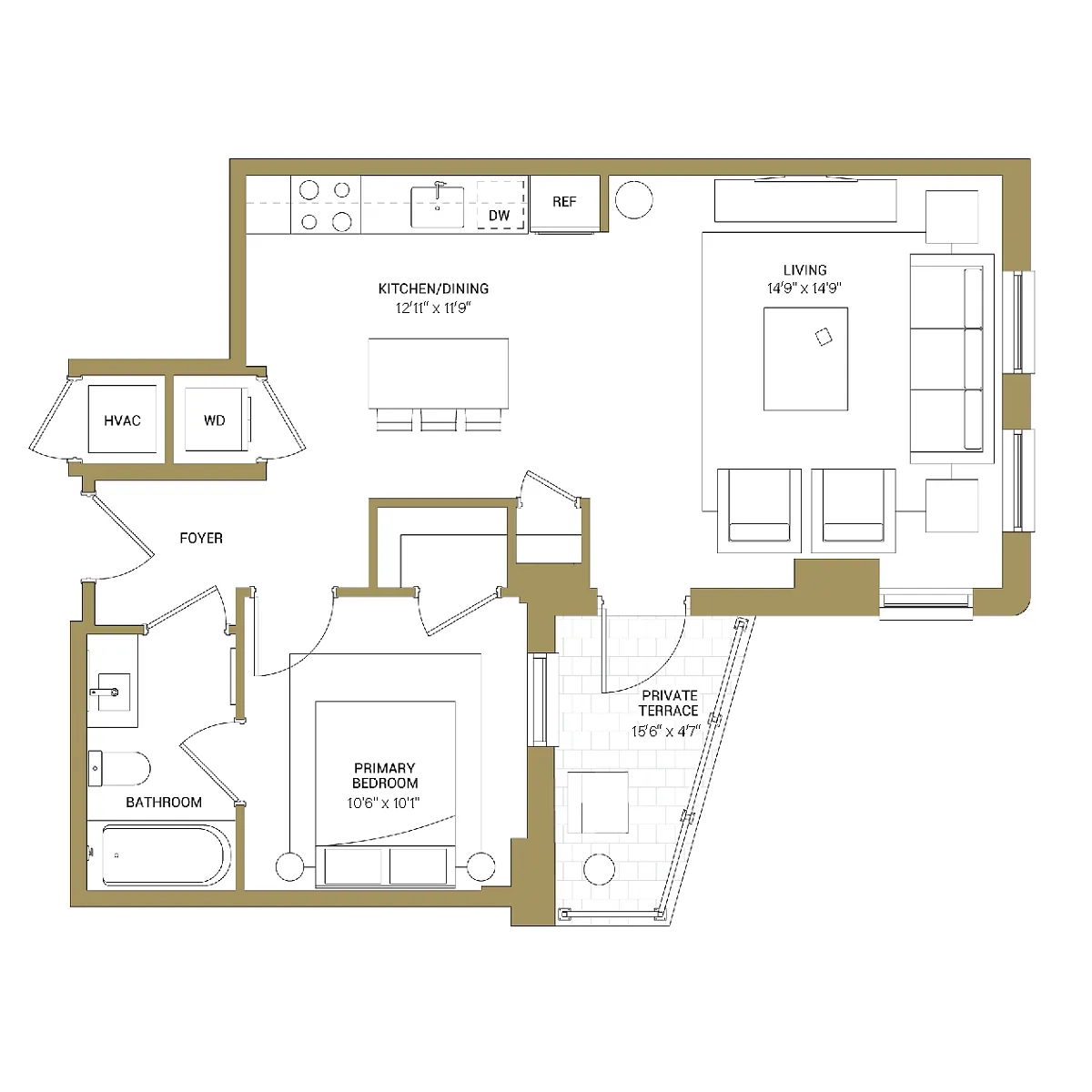 Floor plan A6A