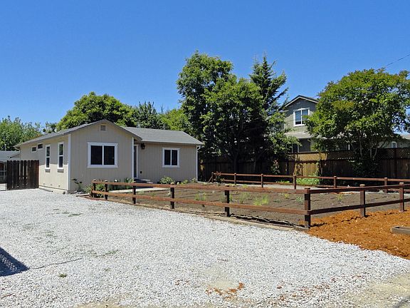 New landscaping with timed drip irrigation
