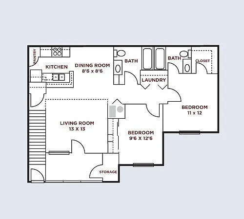 Floor plan The Manor