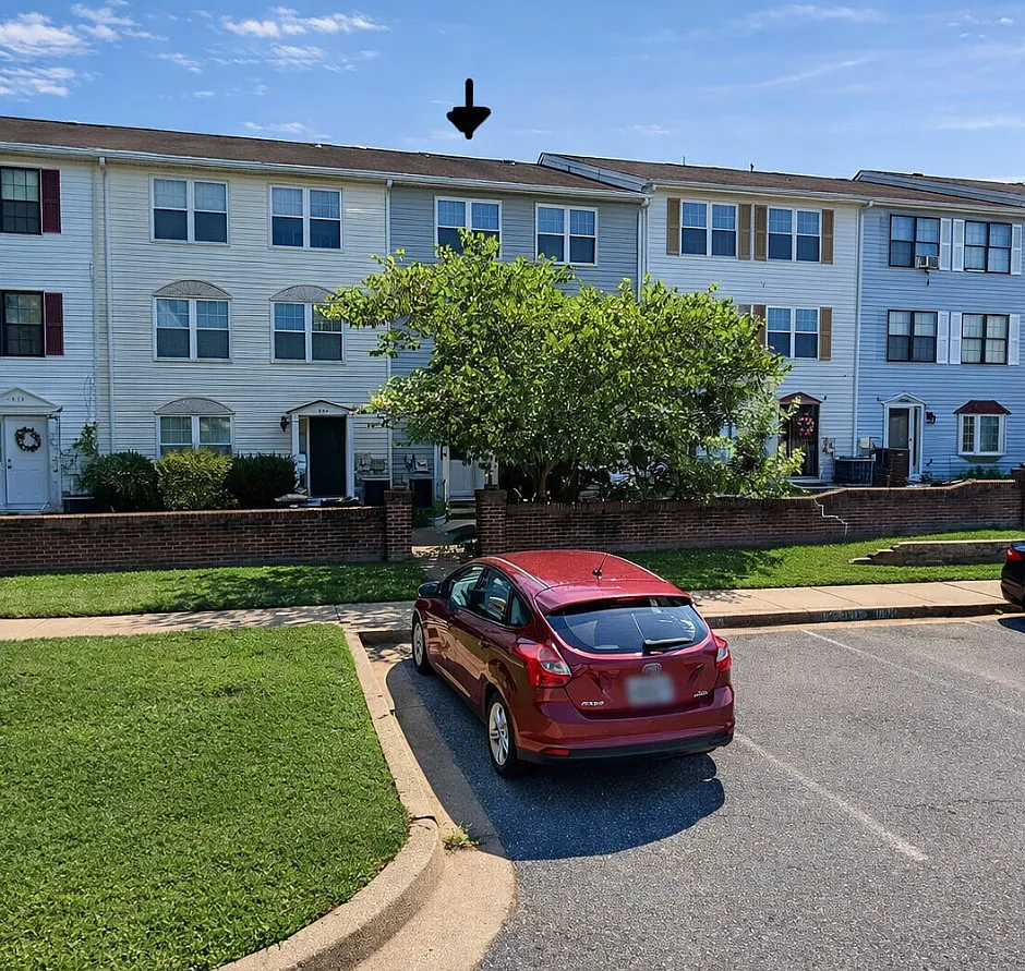 Photo 2 of 21 - 1022 Mondrian Ter - Silver Spring, MD Front Summer Look with parking spot - 1022 Mondrian Ter