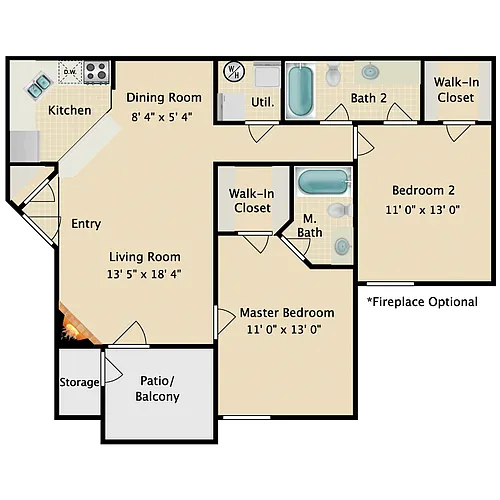 Floor plan Bimini Traditional