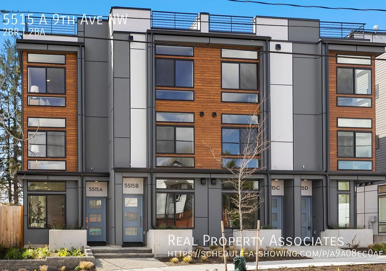 Brand New Townhouse in Ballard! **Large Private Rooftop Deck — Photo 1