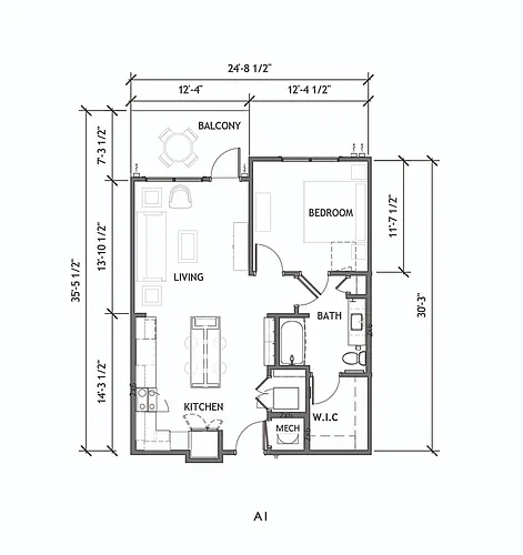 Floor plan A1