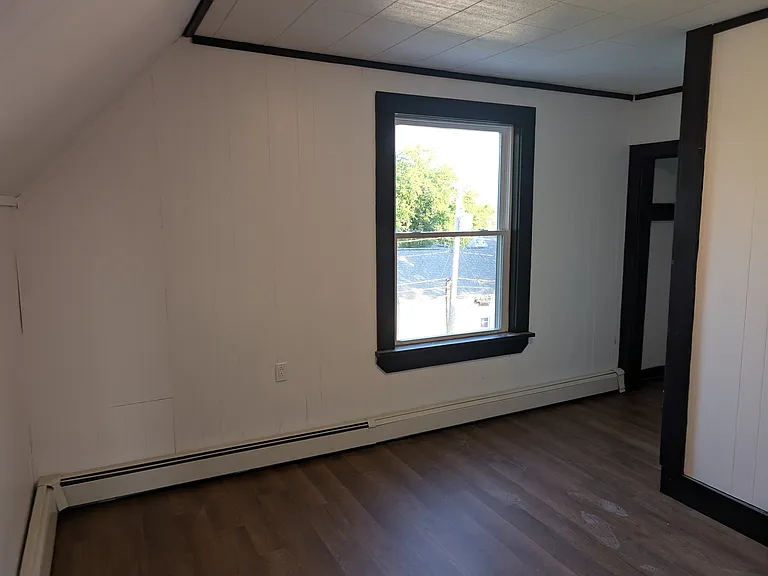 Master bedroom facing closet/window