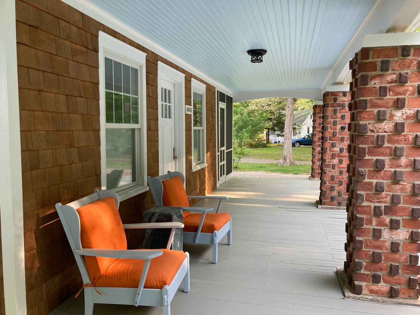  Enjoy your morning coffee on the covered wrap around porch.