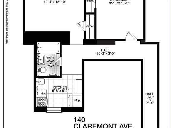 2nd image of 140 Claremont Ave APT 3B