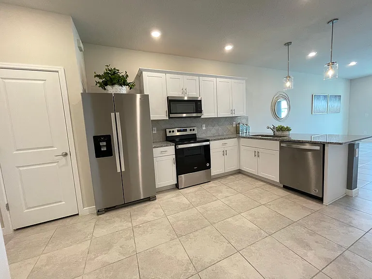 Spacious kitchen with pantry