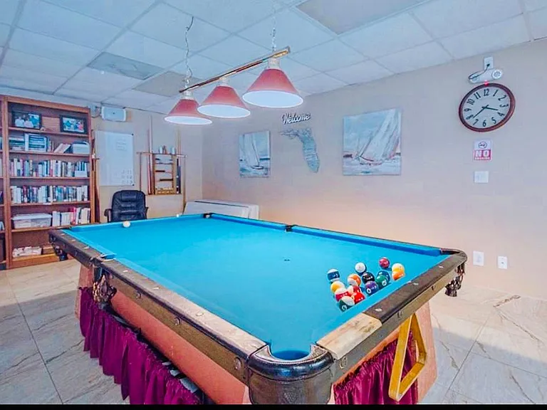 Pool Table in Club House