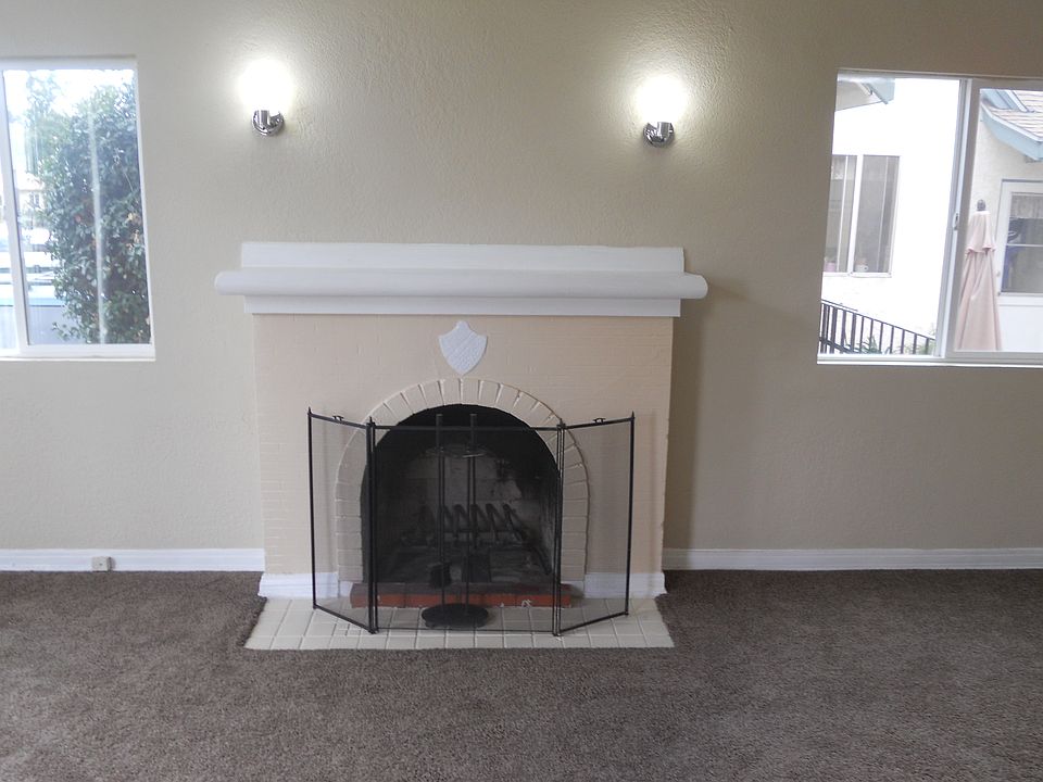 fireplace in living room