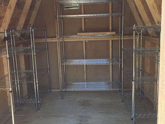 Inside Secure Storage Shed