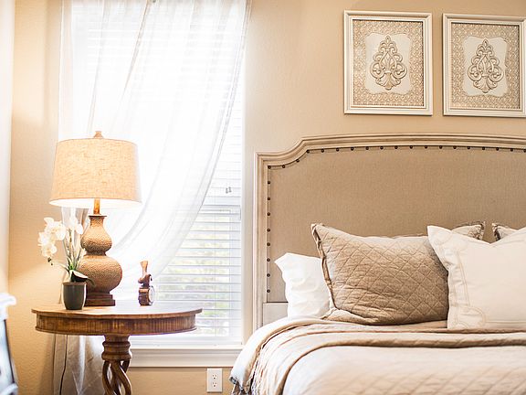 Cozy master bedroom.