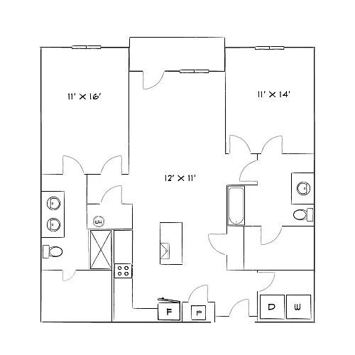 Floor plan Design 2B