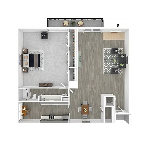 Floor plan 1x1_905
