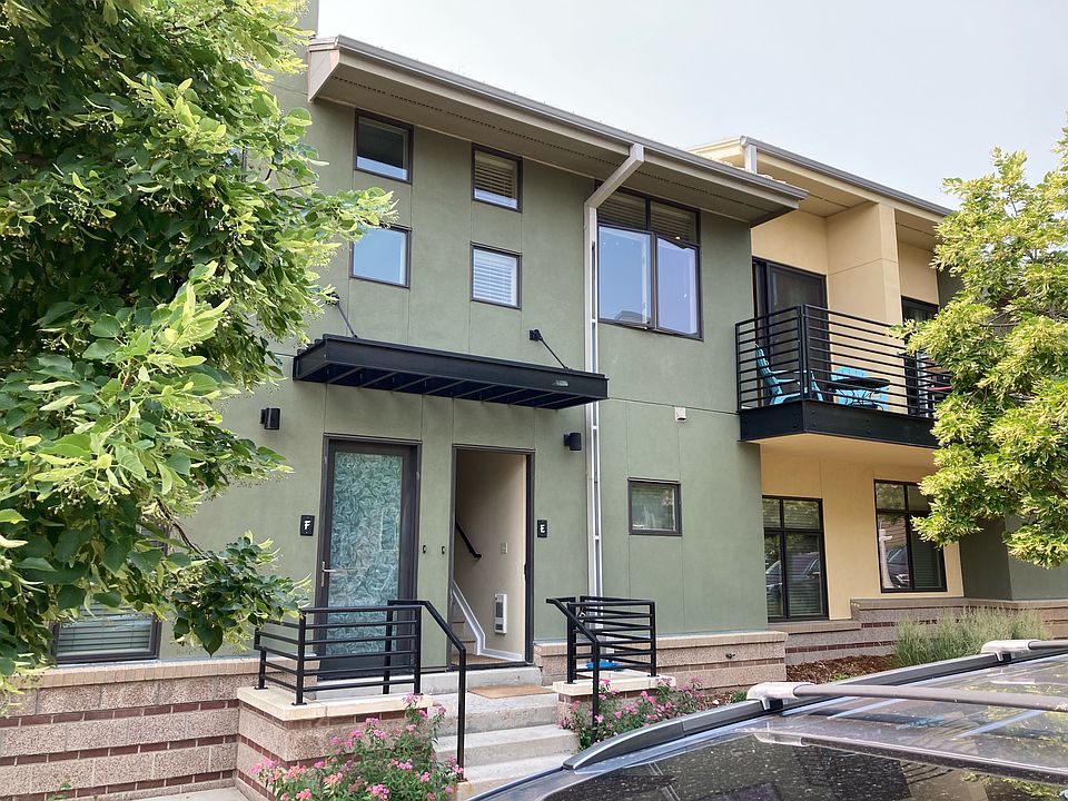 Our top-floor condo is nestled on the quiet end of The Village at Uptown retail district. It comes with its own spacious balcony and private garage.