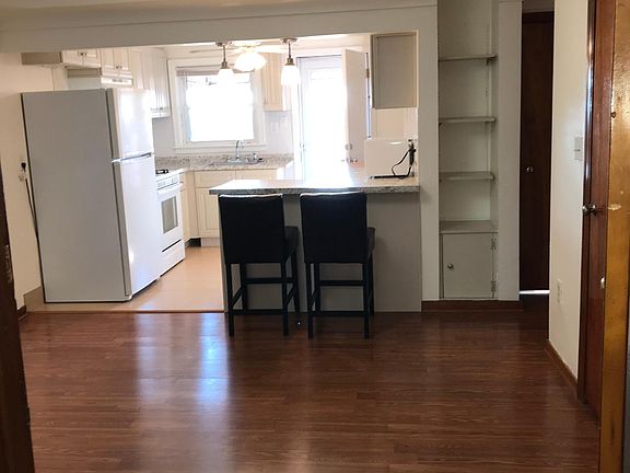 Living room and kitchen area open concept