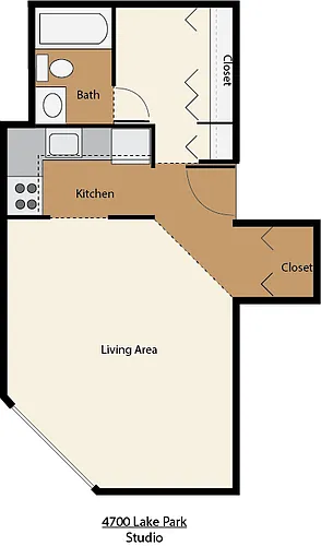 Floor plan Studio
