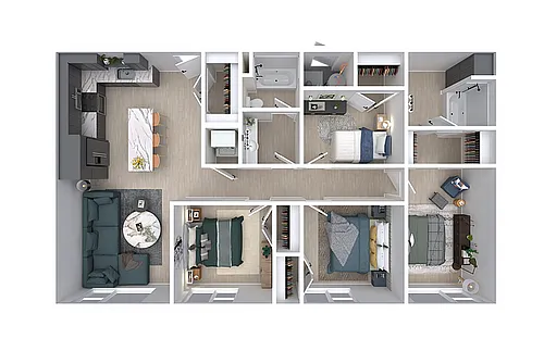 Floor plan Shinkansen (Market Rate)