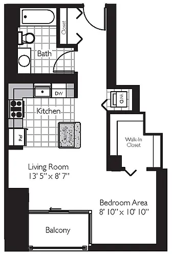 Floor plan STUDIO 16 - THE SHOREHAM