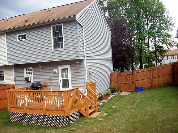 Back of home and deck