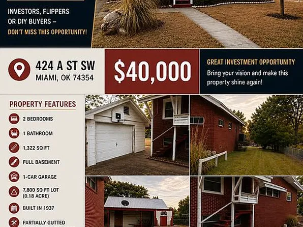 424 A St NE, Miami, OK 74354