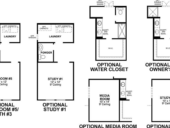 Marquette First Floor Options