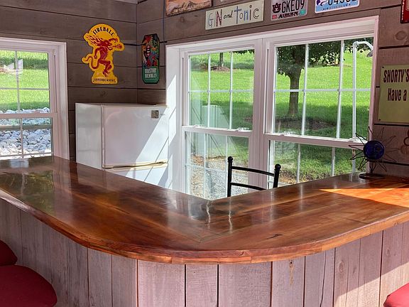 Bar & outside fridge