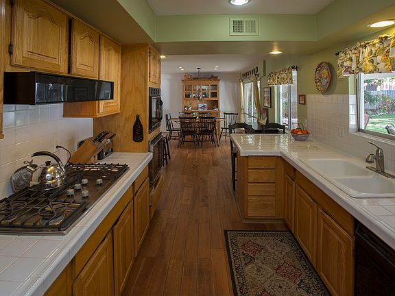 kitchen into dining room
