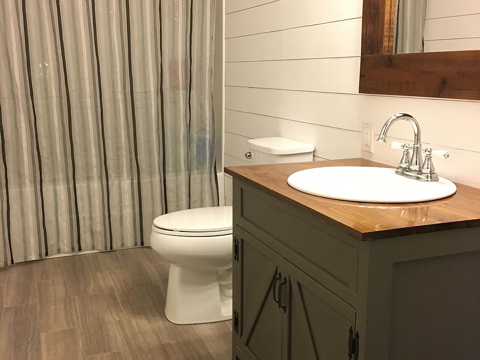 Updated bathroom. 