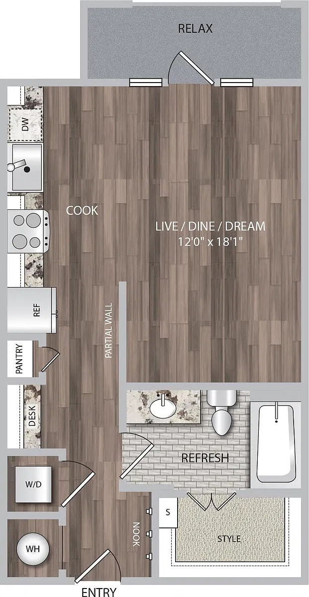 Floor plan E1