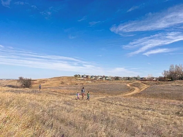 Across the street from the condo - connects with other trail (across Hwy 287 previously shown) and Louisville/Lafayette trails.