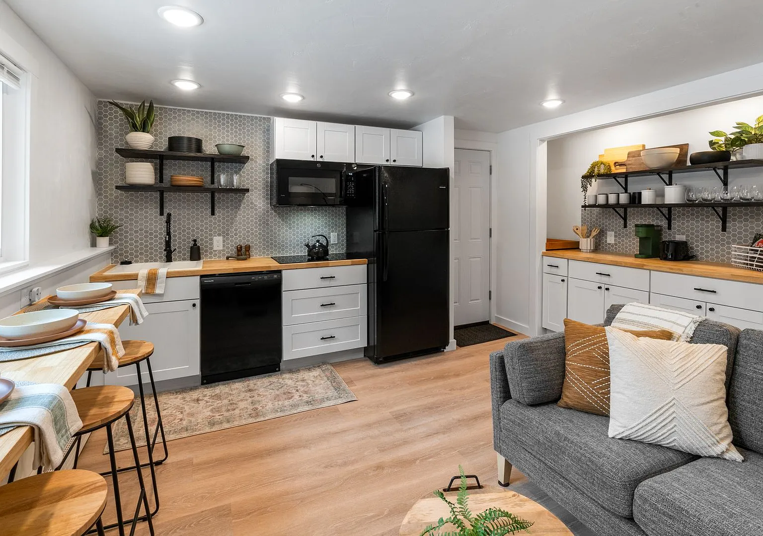 Stylish & Turnkey Furnished 2-BR Daylight Basement Apartment Utilities + Wi-Fi Included — Photo 1