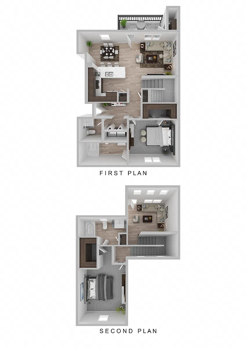 Floor plan Sienna (Townhome)