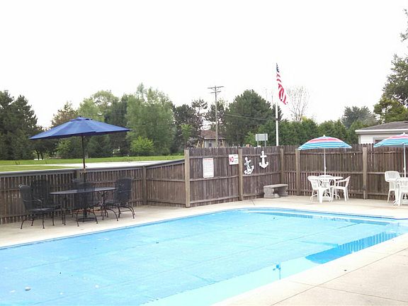 Inground pool - in season