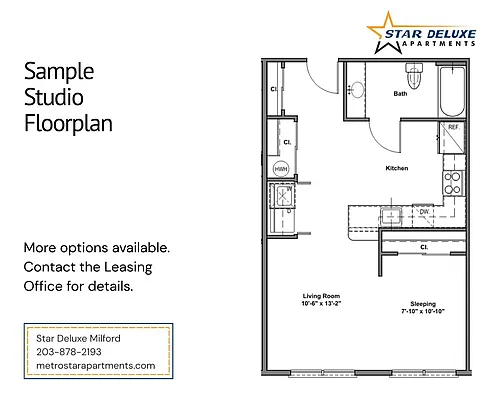 Floor plan Studio