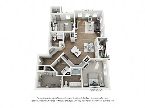 Floor plan Serenity